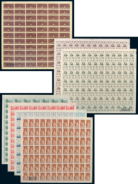 ★1954年纪28邮票六十六枚全张
