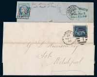 COL 1893-1894年外国邮票、实寄封贴片十页