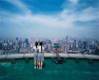 翁奋 2004年作 鸟瞰—上海