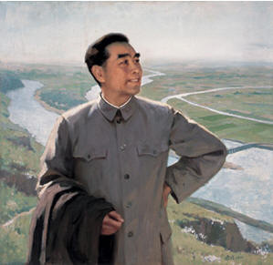 靳尚谊  1977年作 江河大地的春天78.5×80.5cm