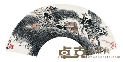 韩敬伟 1998年作 信天游 镜心 20×66cm