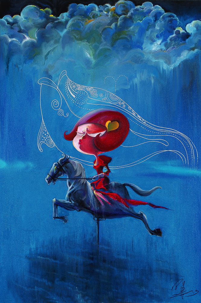 宋洋 2007年 孤独的海150×100cm