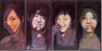 张晨初 2007年作 年轻系列NO.3（四件一组）