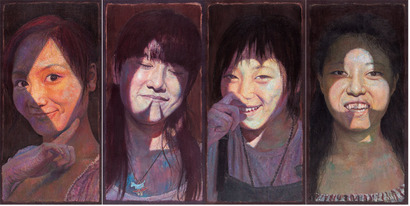 张晨初 2007年作 年轻系列NO.3（四件一组）