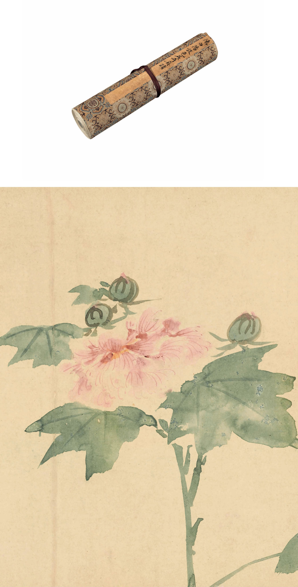 陈道复 壬寅（1542年）作 折枝花卉图 手卷