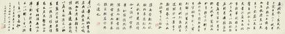 姚鼐 辛丑（1781年）作 行书文论三则 手卷