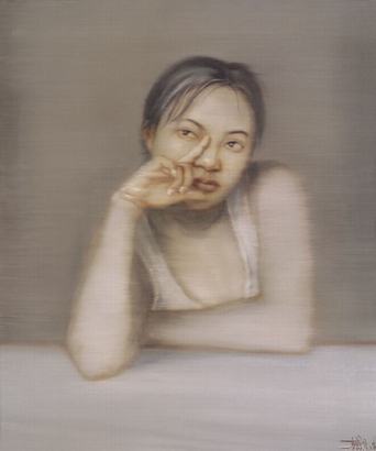 尹朝阳 2001年作 女孩
