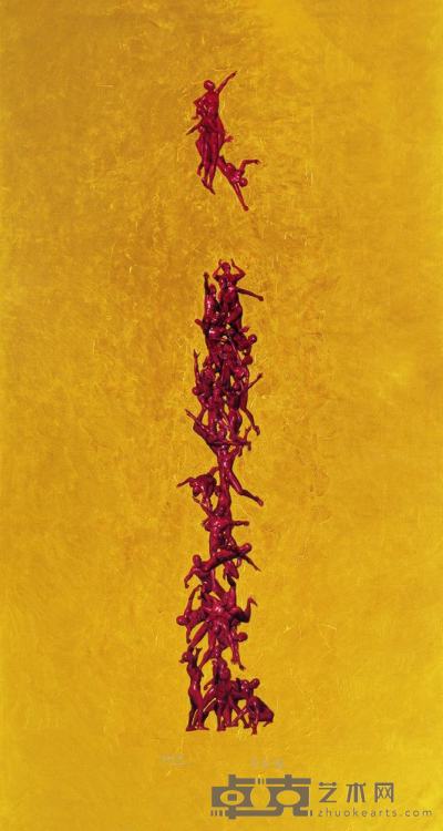 石立峰 2006年作 红人 180×100cm