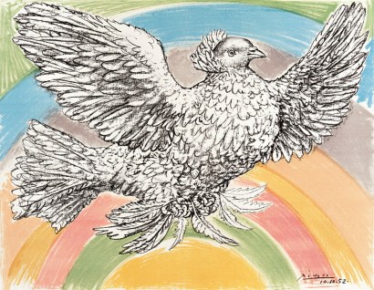 帕布罗·毕加索 1952年作 和平鸽