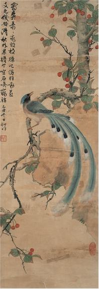 陆抑非  绶带鸟