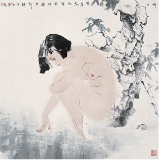 李爱国  春诗图