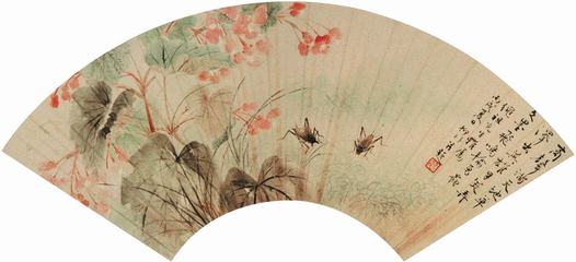 陆抑非  花卉草虫