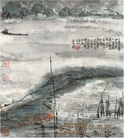 张华胜 十里清溪曲 58x53cm