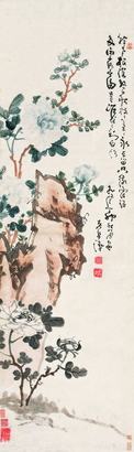 高凤翰 丁卯（1747年）作 富贵吉祥 立轴