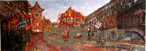 聂危谷 2006年作 古城史诗 镜心 48×136cm