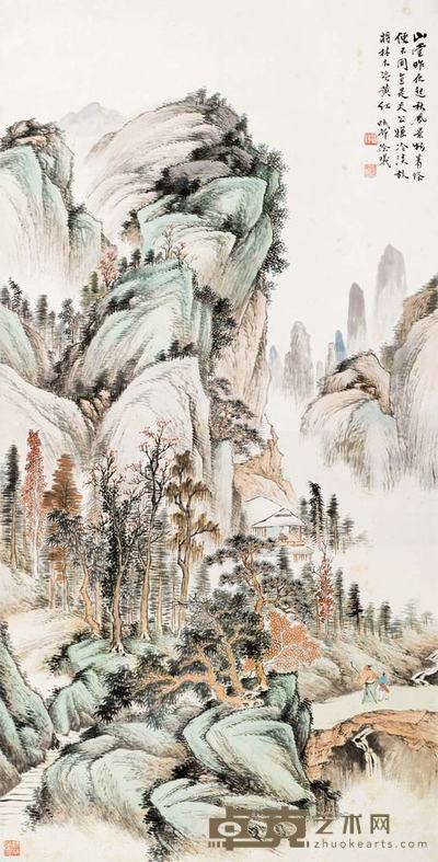 徐曦 层林尽染 立轴 104×53cm