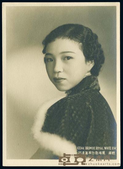 民国女影星顾梅君老照片1枚