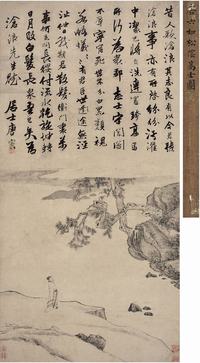 唐寅（1470～1523）松阴高士图立轴