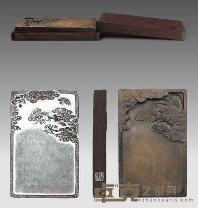 明·钱谦益藏龙纹澄泥砚 31.2×19.8×4cm