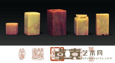 邓散木刻任政用印五方 2.4×1.3×2.3cm?