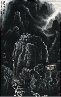 李可染（1907?1989）黄山览胜图 立轴