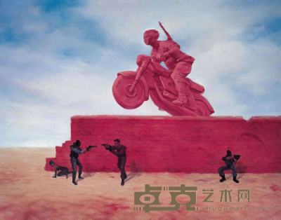 吉磊（b.1972）红色传说NO.4 150×190cm 
