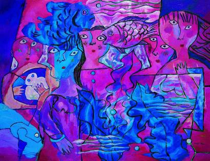 邵飞（b.1954）鱼乐