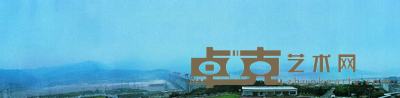 洪磊（b.1960）长江三峡大坝 50×200cm 