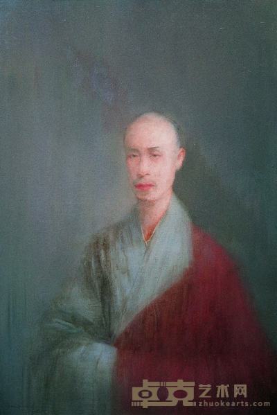 郑金岩（b.1963）玉泉的弘一大师
 130×88cm 