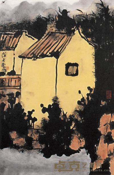 李东伟 2008年作 中国乡村系列之 镜心 69×45cm