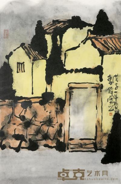 李东伟 2008年作 中国乡村系列之 镜心 69×45cm