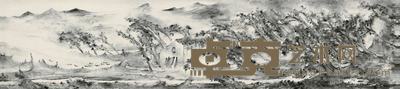 安林 润物无声 镜心 53×232cm
