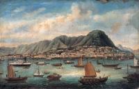 佚名 十九世纪作 香港维多利亚港
