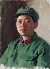 靳尚谊 1967年作 军人肖像