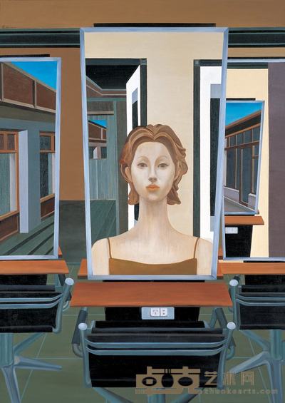 林笑初 2006年作 眼睛 180×128cm