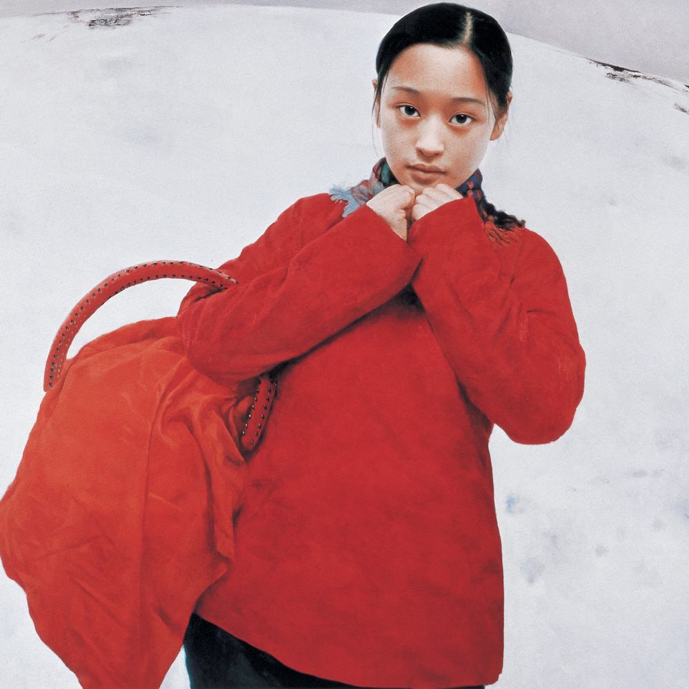 王沂东 2007年作 返娘家40×40cm