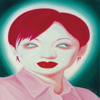 俸正杰 2005年作 Chinese girl series