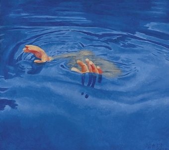 方力钧 1997年作 1997.10.1