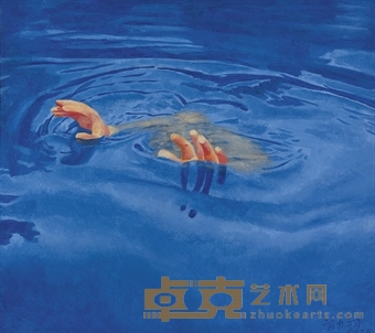 方力钧 1997年作 1997.10.1 46×51.4cm