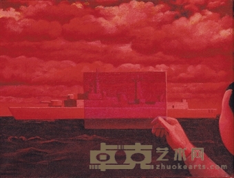 刘野 1998年作 Untitled 21.9×29.2cm