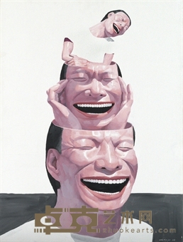 岳敏君 1998年作 Untitled 80×60.3cm