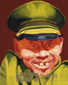 杨少斌 1996年作 Police Series No. 5 41×33cm