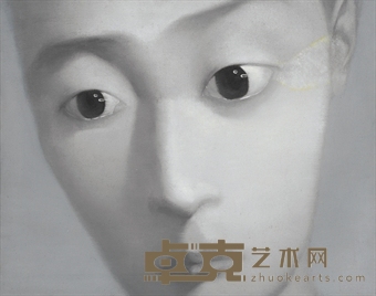 张晓刚 2004年作 Untitled 40×50.5cm