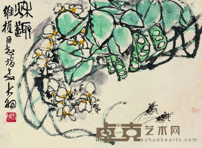 陈大羽 秋趣 镜心 30×41cm
