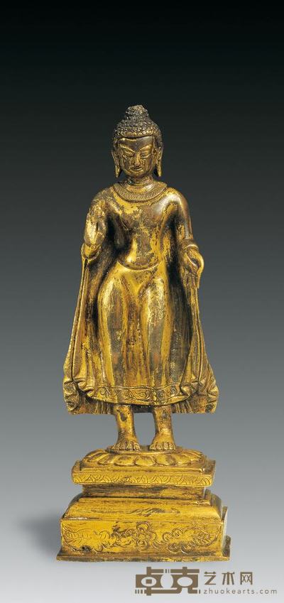 明 释迦牟尼佛 6×17.5cm