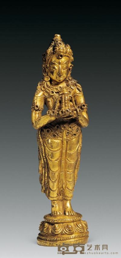 明 无量寿佛 4.5×15.5cm