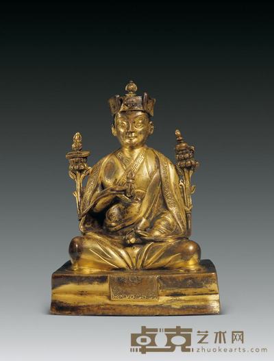 清 上师像 9.5×13cm