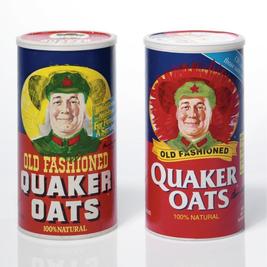 POP QUAKER OATS CANS