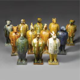 TANG-STYLED ZODIAC FIGURES