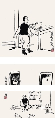 人物写生双挖